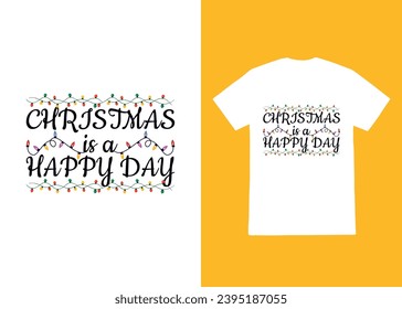 Christmas T-Shirt Design Vector Shape