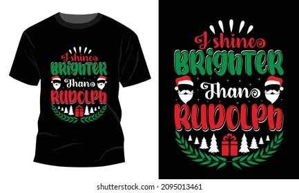 Christmas T-shirt Design, Vintages T-shirt, Vector, Christmas Tree, Happy Christmas Day Gift