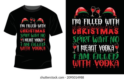 Christmas T-shirt Design, Vintages T-shirt, Vector, Christmas Tree, Happy Christmas Day Gift