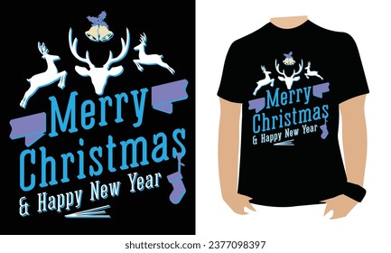 T-Shirt-Design, Weihnachten, Winterhemd, Vektordesign, T-Shirt-Vektorgrafik