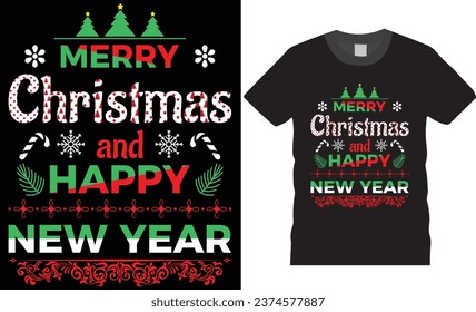 Christmas t-shirt design.Merry Christmas T-shirts. Christmas t-shirt design ready for print fashion Santa Claus cards Christmas Tree Vector Template