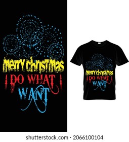 Christmas t-shirt is meow i want Christmas