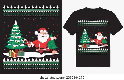 Christmas T-Shirt, Christmas Pattern  T-Shirt Design, Winter Love Shirt, Funny Love Christmas Shirt.vector illustration graphic design.
