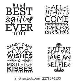 Christmas T-shirt And SVG Design Bundle.Christmas Vector EPS Editable File Bundle, can you download this bundle.