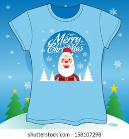 Christmas T-shirt Vector illustration 
