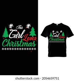 Christmas t-shirts design, vector graphic, typographic poster, or t-shirt.