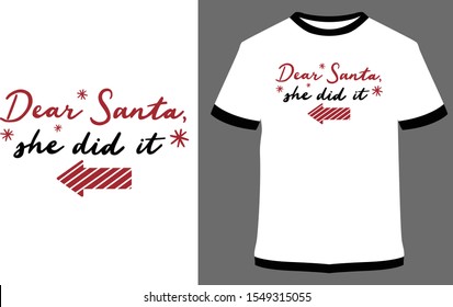 Christmas T-shirts, Christmas vector quote. Holly Jolly Merry Christmas, Santa, and happy new year.- Vintage Vector graphic typographic design for poster, label, badge, logo, icon or t-shirt