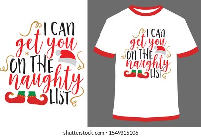 Christmas T-shirts, Christmas vector quote. Holly Jolly Merry Christmas, Santa, and happy new year.- Vintage Vector graphic typographic design for poster, label, badge, logo, icon or t-shirt