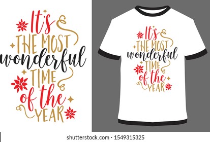 Christmas T-shirts, Christmas vector quote. Holly Jolly Merry Christmas, Santa, and happy new year.- Vintage Vector graphic typographic design for poster, label, badge, logo, icon or t-shirt