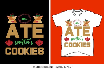 Christmas T-shirts, Christmas vector quote. Holly Jolly Merry Christmas, Santa, and happy new year.- Vintage Vector graphic typographic design for t-shirt