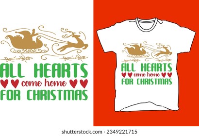 Christmas T-shirts, Christmas vector quote. Holly Jolly Merry Christmas, Santa, and happy new year.- Vintage Vector graphic typographic design