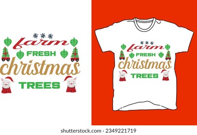Christmas T-shirts, Christmas vector quote. Holly Jolly Merry Christmas, Santa, and happy new year.- Vintage Vector graphic typographic design