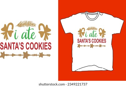 Christmas T-shirts, Christmas vector quote. Holly Jolly Merry Christmas, Santa, and happy new year.- Vintage Vector graphic typographic design