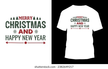 Christmas T-shirts, Christmas vector quote. Holly Jolly Merry Christmas, Santa, and happy new year.- Vintage Vector graphic typographic design for poster, label, badge, logo, icon or t-shirt.