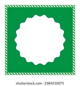 Christmas Twibbon and frame with candy border