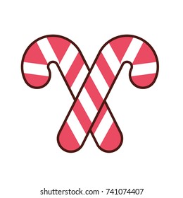 christmas two candy cane mint sweet