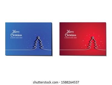 Christmas Typographic Background / Merry Christmas