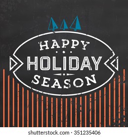 Christmas Typographic Background / Merry Christmas