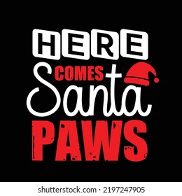 Christmas typography design and typography design