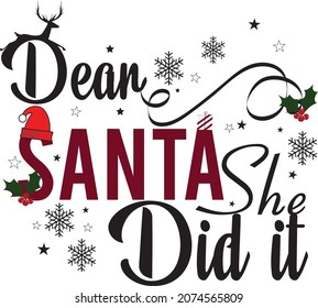 Christmas Typography Design.
It can be used on T-Shirts, Mugs, Poster Cards, and much more.