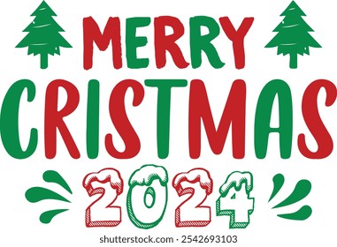 
Christmas Typography Design. Printing For Tshirt, Sweatshirt, Mug, Banner, Poster etc.