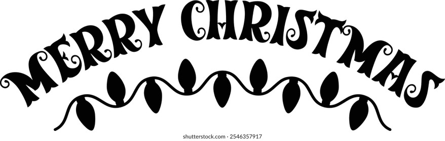 
Weihnachten Typografie Design. Druck für T-Shirt, Sweatshirt, Becher, Banner, Poster usw.