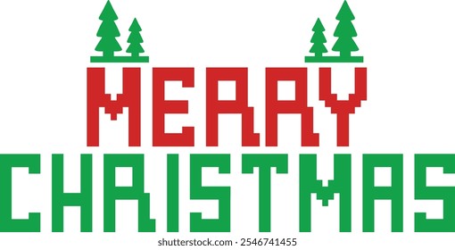 
Weihnachten Typografie Design. Druck für T-Shirt, Sweatshirt, Becher, Banner, Poster usw.
