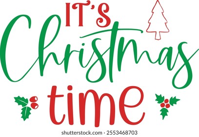 
Christmas Typography Design. Printing For Tshirt, Sweatshirt, Mug, Banner, Poster etc.