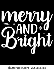 Christmas typography SVG T-Shirt design
