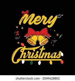 Christmas typography t shirt design 