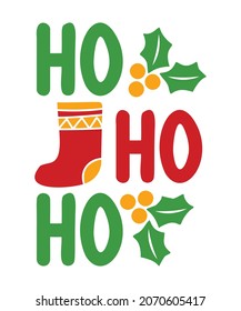 Christmas Typography t shirt design