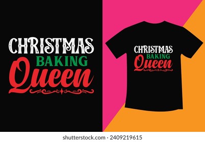 christmas typography T shirt design