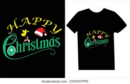 Christmas typography t shirt design , vector design 