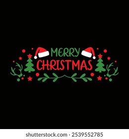 Design de camiseta de tipografia de Natal