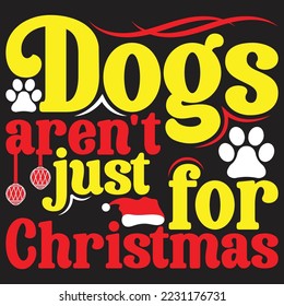 Christmas typography T-shirt Design With custom vector