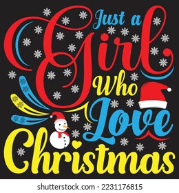 Christmas typography T-shirt Design With custom vector