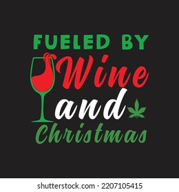 Christmas Typography T-Shirt Design Vector File