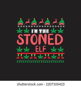 Christmas Typography T-Shirt Design Vector File