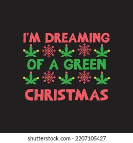 Christmas Typography T-Shirt Design Vector File