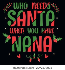 Christmas typography tshirt design vector design