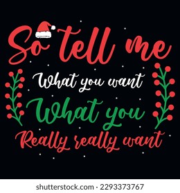 Christmas typography tshirt design vector design 