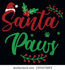 Christmas typography tshirt design vector design 
