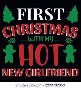 Christmas typography tshirt design vector design 