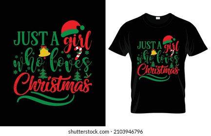Christmas Typography T-Shirt, Merry Christmas Vector, Christmas Gift Ideas, Merry Christmas Shirt, Gift Ideas