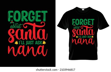 Christmas Typography T-Shirt, Merry Christmas Vector, Christmas Gift Ideas, Merry Christmas Shirt, Gift Ideas