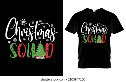 Christmas Typography T-Shirt, Merry Christmas Vector, Christmas Gift Ideas, Merry Christmas Shirt, Gift Ideas