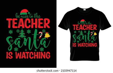 Christmas Typography T-Shirt, Merry Christmas Vector, Christmas Gift Ideas, Merry Christmas Shirt, Gift Ideas