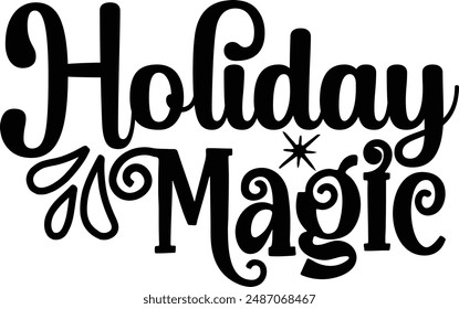 Navidades Tipografía Diseño de Arte vectorial