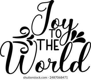 Christmas Typography Vector Art Design