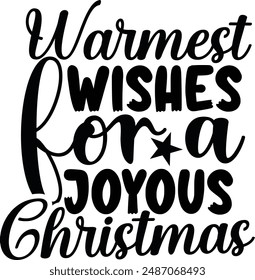Christmas Typography Vector Art Design
